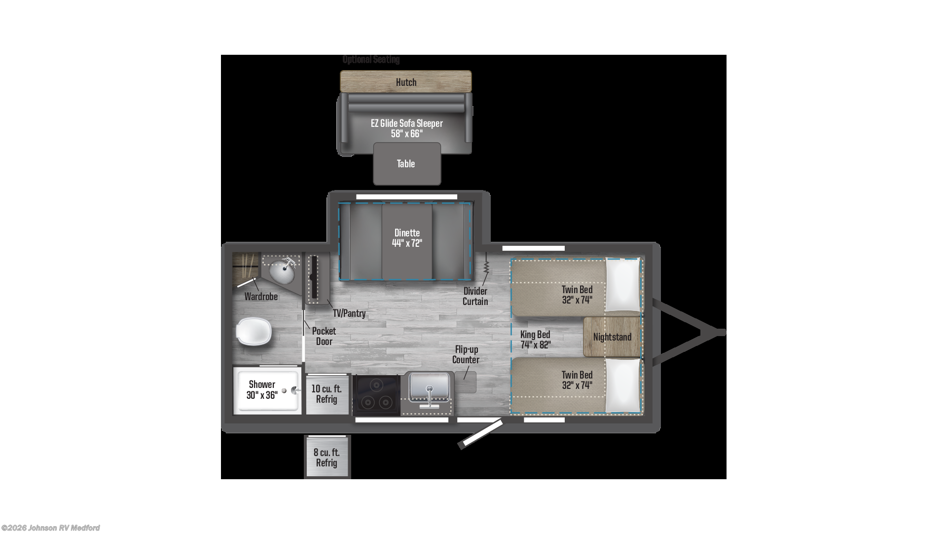 2026 Micro Minnie 2108TB by Winnebago from Johnson RV Medford in Medford, Oregon