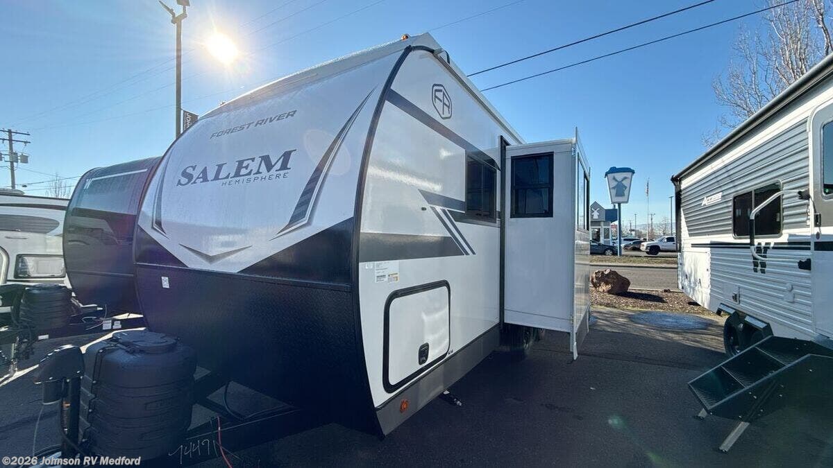 2026 Forest River Salem Hemisphere Hyper-Lyte 21RBHL - New Travel Trailer For Sale by Johnson RV Medford in Medford, Oregon