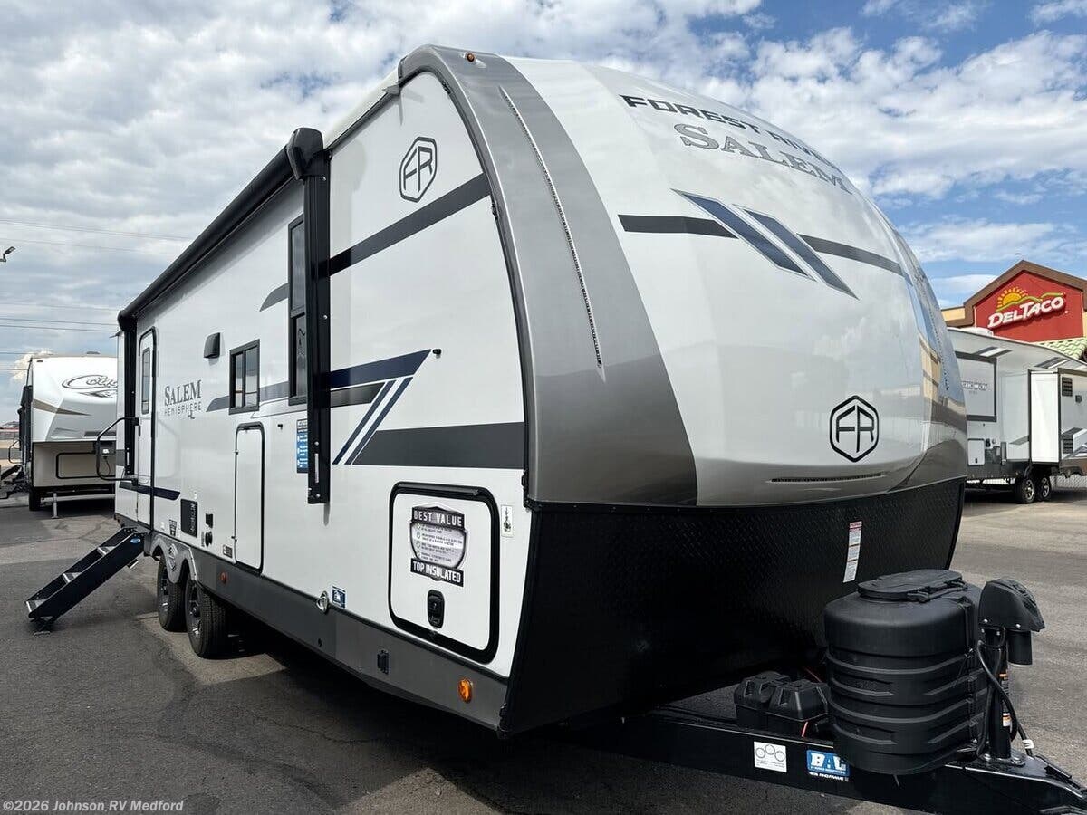 2026 Forest River Salem Hemisphere Hyper-Lyte 25RBHL - New Travel Trailer For Sale by Johnson RV Medford in Medford, Oregon
