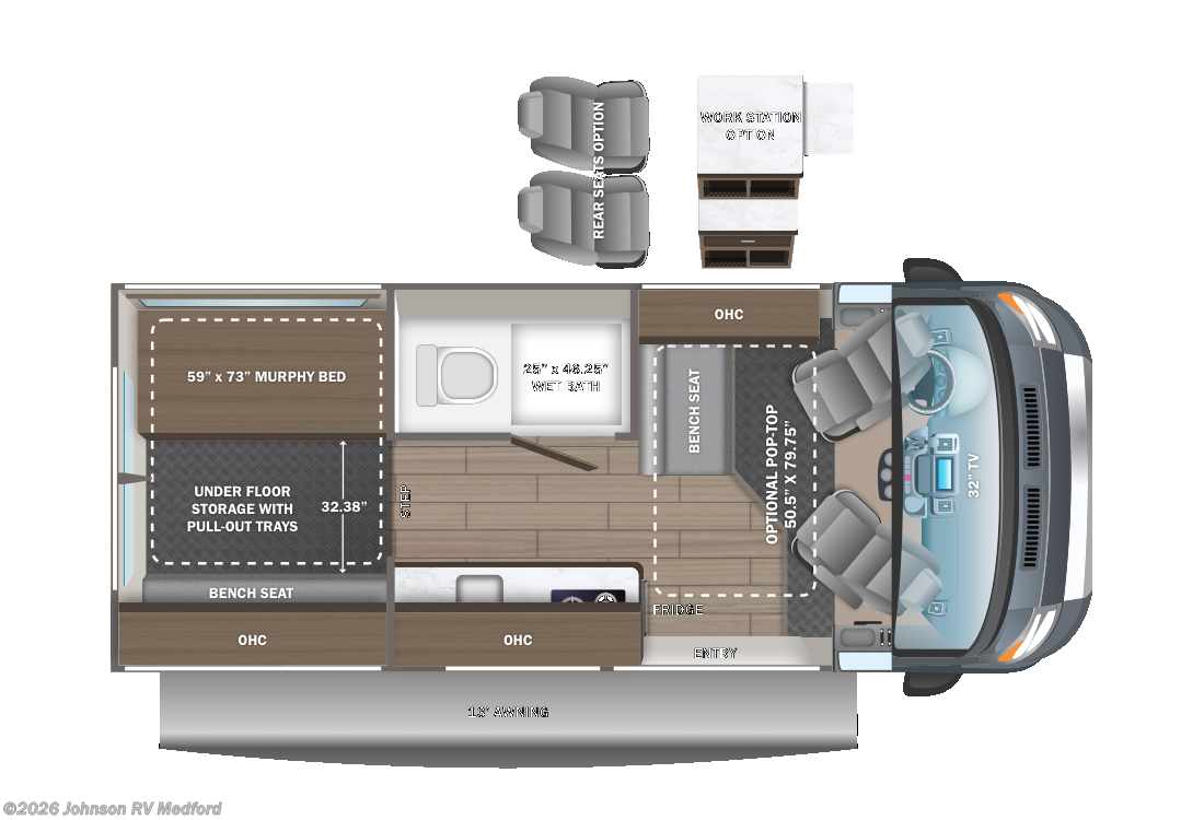 2026 ENTEGRA ETHOS 20E Floorplan