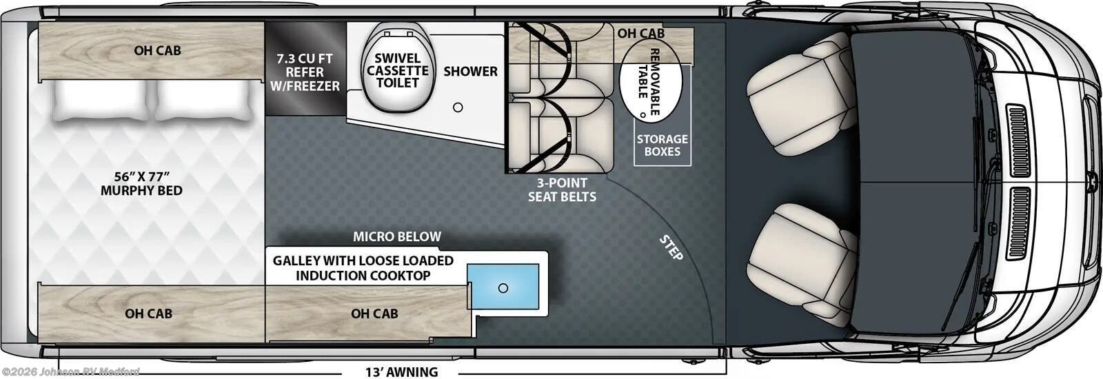 2026 COACHMEN PIXEL 2.0M Floorplan