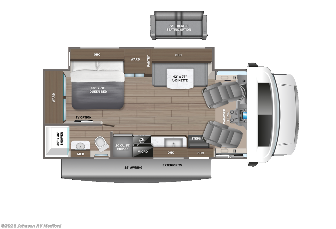 2026 ENTEGRA ODYSSEY 24B Floorplan