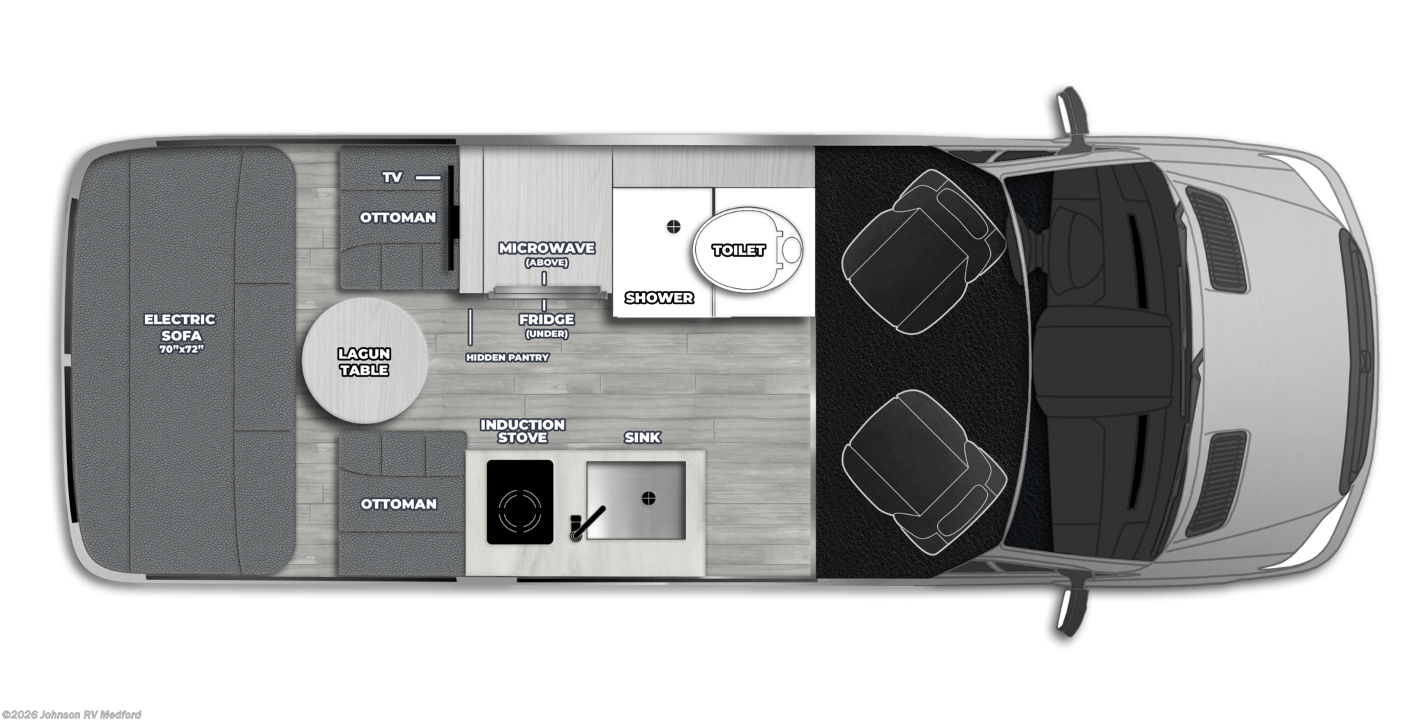 2026 PLEASURE-WAY Ascent TS Floorplan