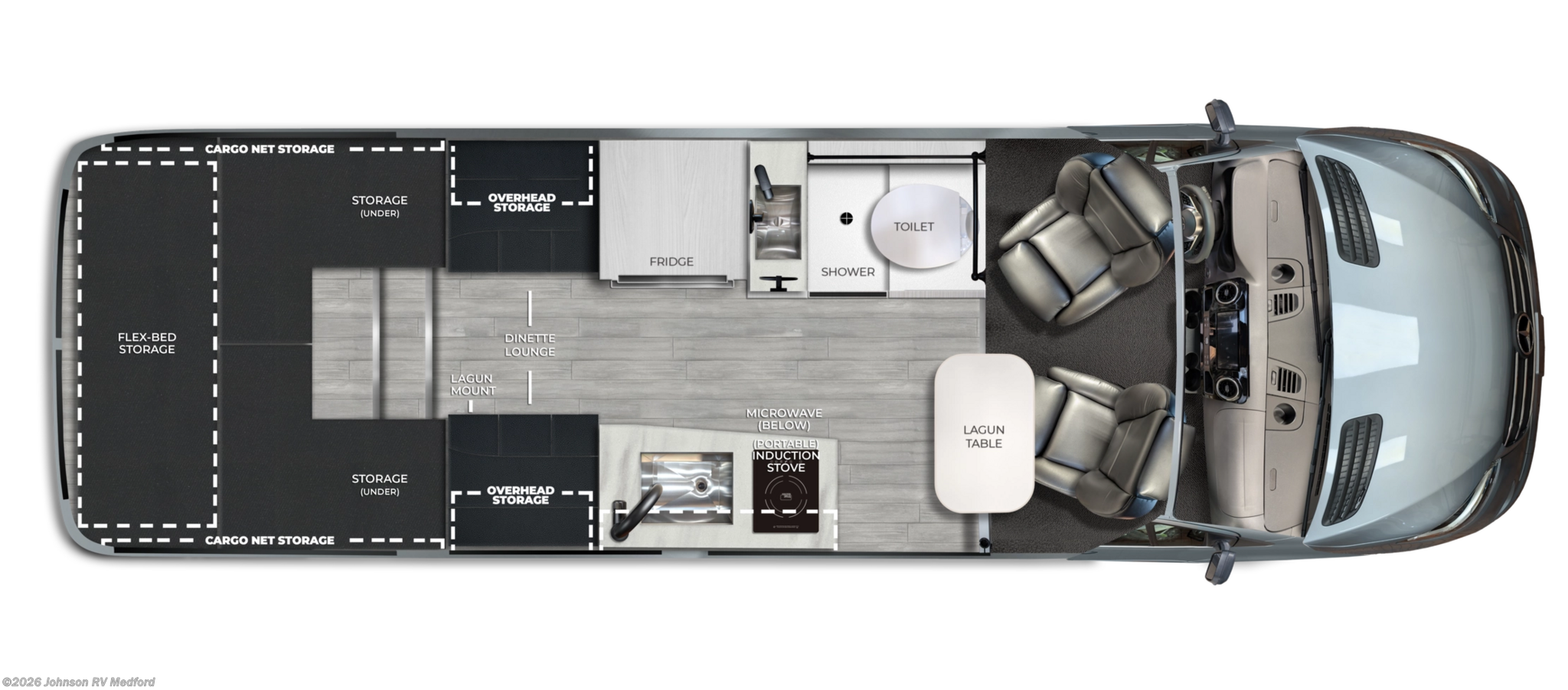 2026 PLEASURE-WAY Plateau RB Floorplan
