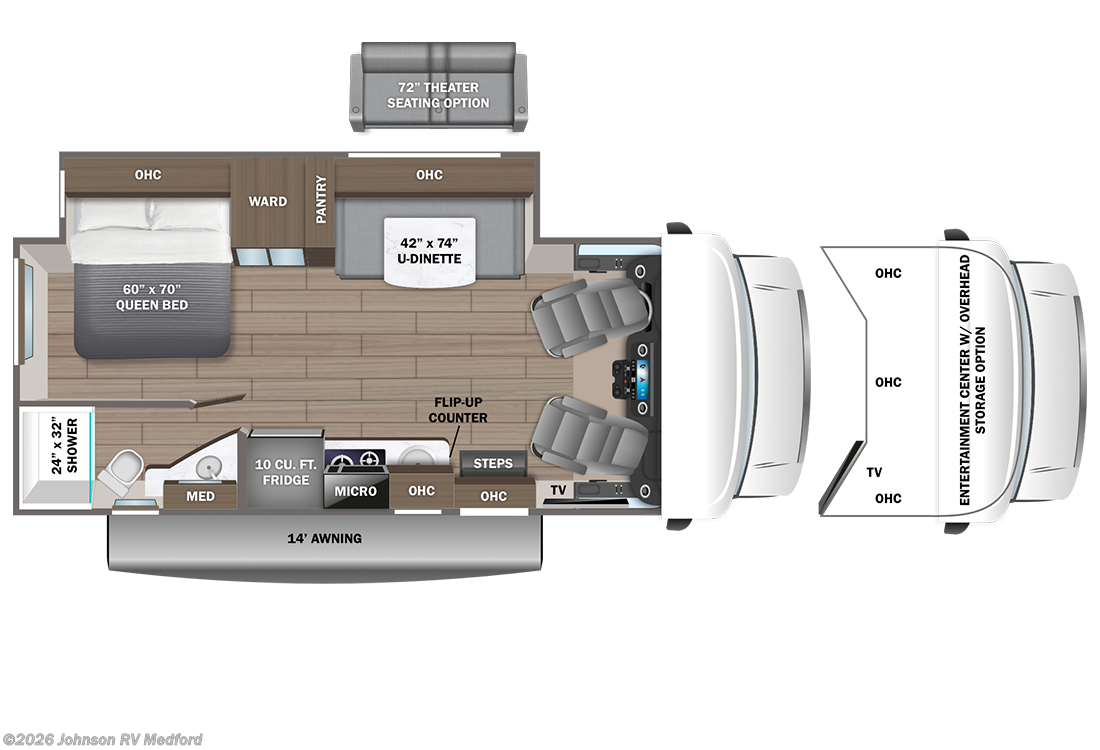 2026 ENTEGRA Qwest SE 24L Floorplan