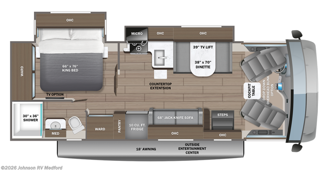 2026 ENTEGRA VISION 27A Floorplan