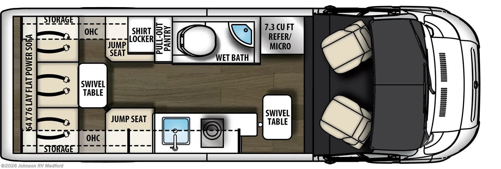 2026 COACHMEN NOVA 20C Floorplan