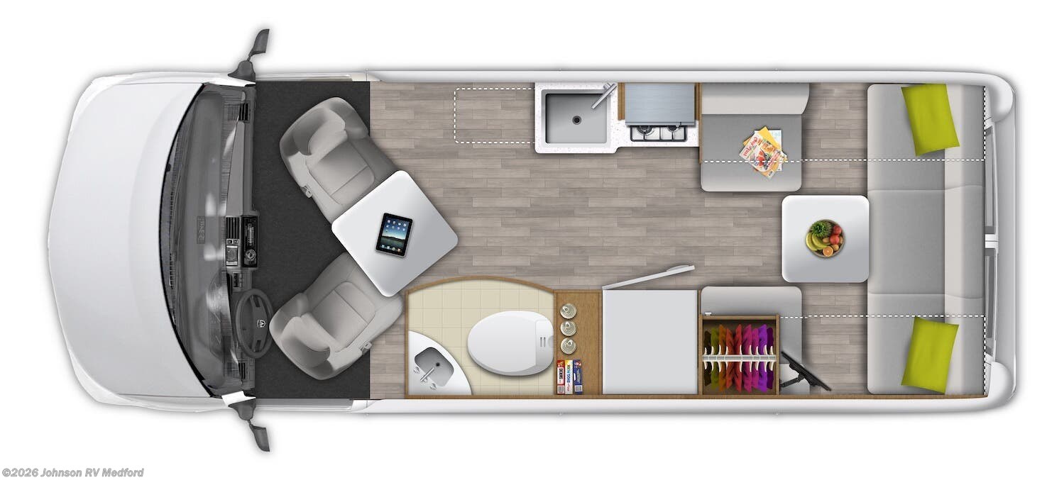 2026 ROADTREK Play+ Slumber Floorplan