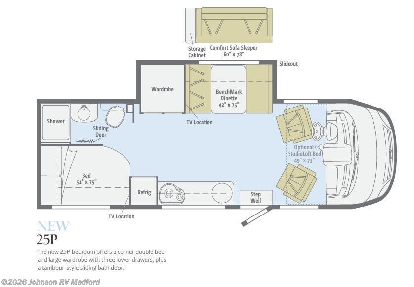 2014 ITASCA REYO 25P Floorplan