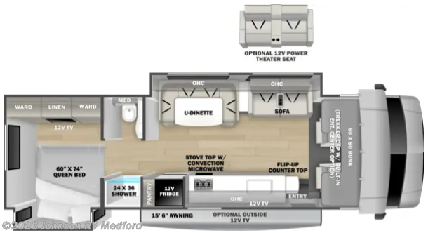 2027 FOREST RIVER Forester 3011DS Floorplan