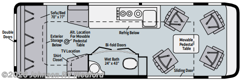 2020 WINNEBAGO Era 70X Floorplan