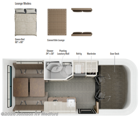 2027 WINNEBAGO Elora 19DC Floorplan