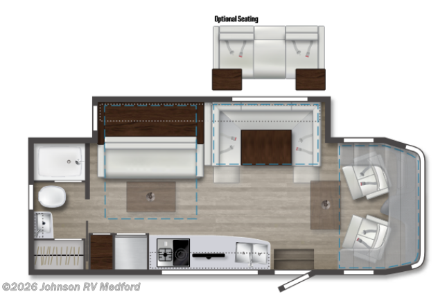 2025 WINNEBAGO Navion 24D Floorplan