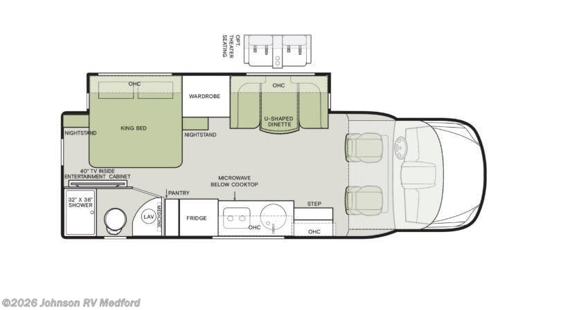 2026 TIFFIN Wayfarer 25XPW Floorplan