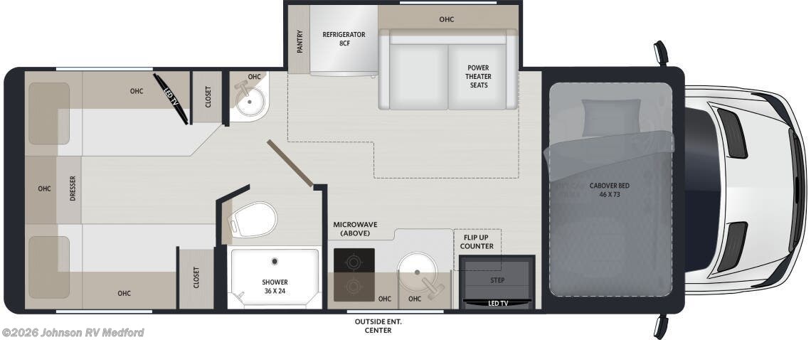 2027 RENEGADE Vienna 25TBC Floorplan