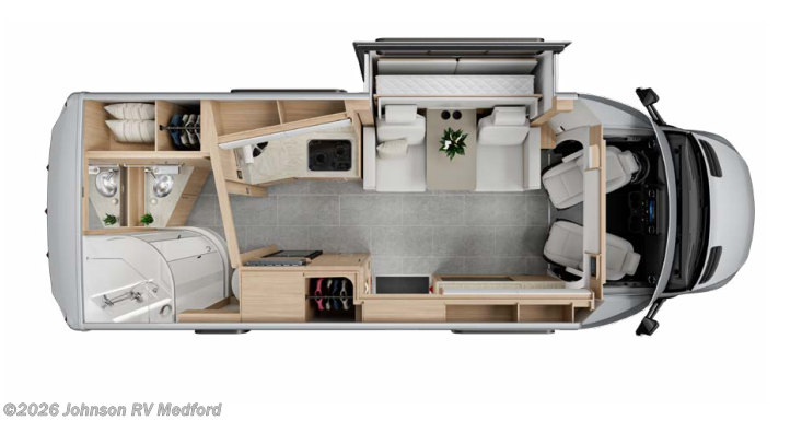 2024 LEISURE TRAVEL Unity 24MB Floorplan