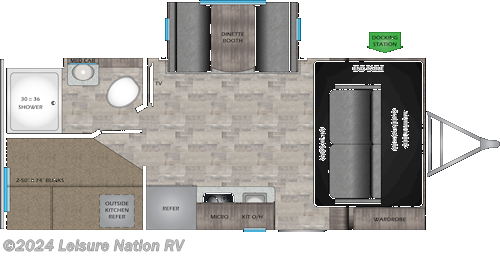 2022 CrossRoads Sunset Trail Super Lite SS188BH - New Travel Trailer For Sale by Leisure Nation RV in Enid, Oklahoma features Refrigerator, External Shower, Spare Tire Kit, Outside Kitchen, CO Detector
