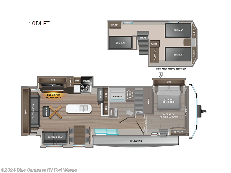 2024 Jayco Jay Flight Bungalow 40DLFT RV for Sale in Columbia City, IN