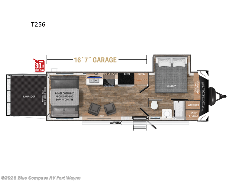 2024 Heartland Torque T256 - Used Toy Hauler For Sale by Blue Compass RV Fort Wayne in Columbia City, Indiana features Slideout