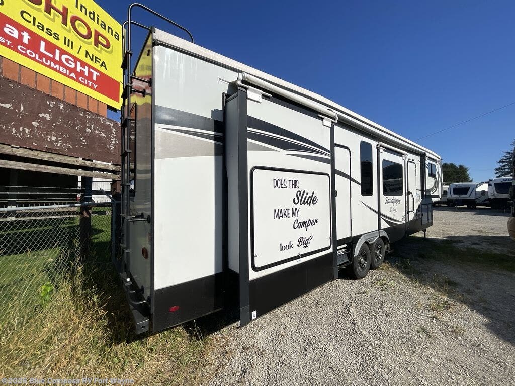 Used 2022 Forest River Sandpiper Luxury 379FLOK available in Columbia City, Indiana