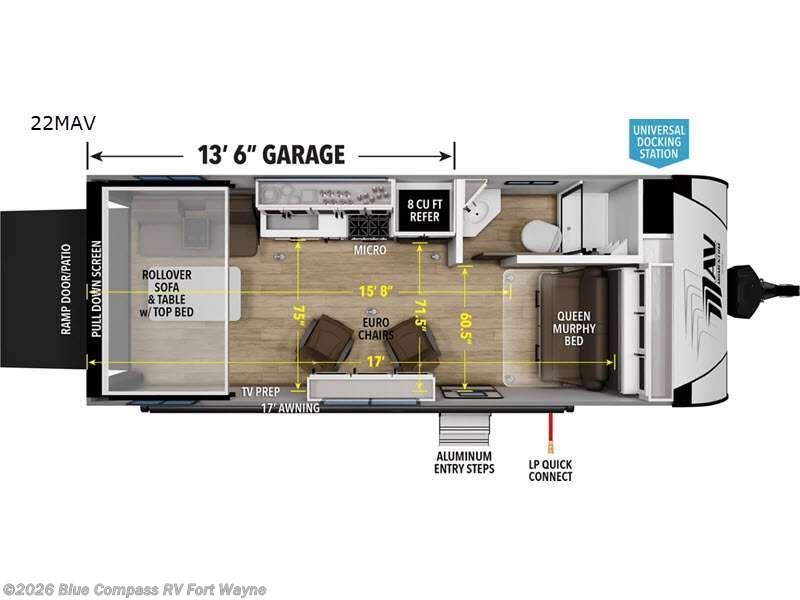 2027 Grand Design Momentum MAV 22MAV - New Toy Hauler For Sale by Blue Compass RV Fort Wayne in Columbia City, Indiana