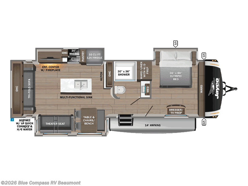 2025 Jayco Eagle HT 294CKBS - New Travel Trailer For Sale by Blue Compass RV Beaumont in Vidor, Texas