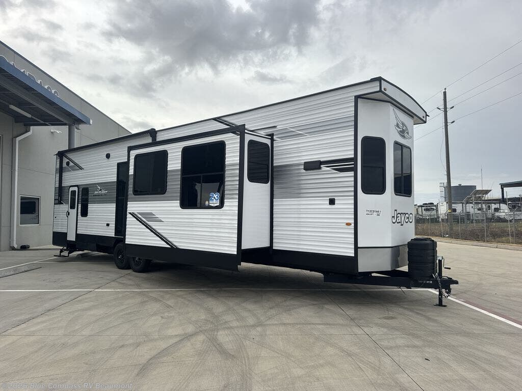 2026 Jayco Jay Flight Bungalow 404LOFT DS - New Destination Trailer For Sale by Blue Compass RV Beaumont in Vidor, Texas
