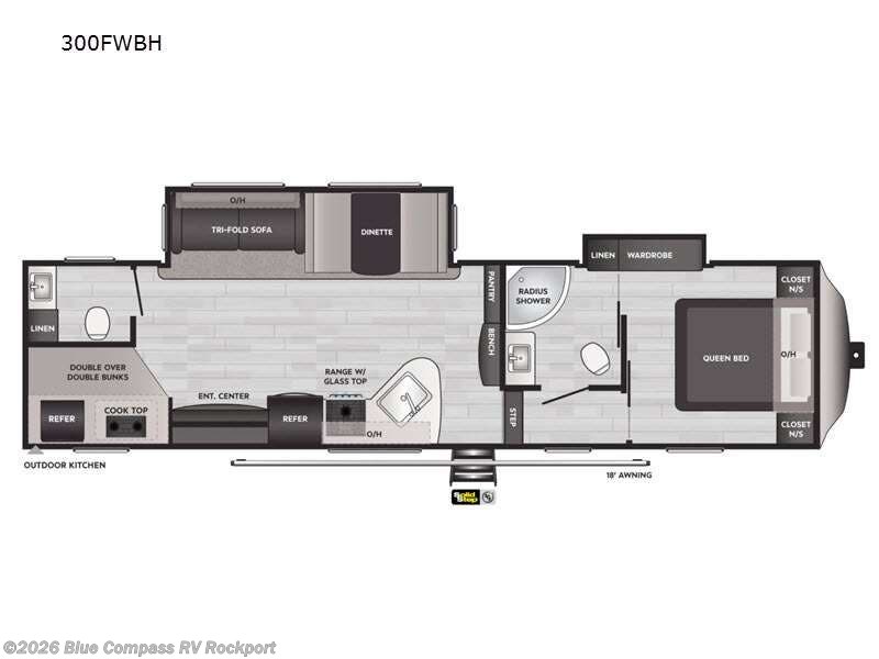 2022 Keystone Springdale 300BH - Used Fifth Wheel For Sale by Blue Compass RV Rockport in Rockport, Texas features Slideout