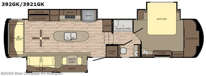 2017 Redwood RV Redwood 3921GK - Used Fifth Wheel For Sale by Blue Compass RV Rockport in Rockport, Texas features Slideout