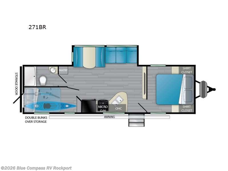 2022 Heartland Prowler 271BR - Used Travel Trailer For Sale by Blue Compass RV Rockport in Rockport, Texas features Slideout