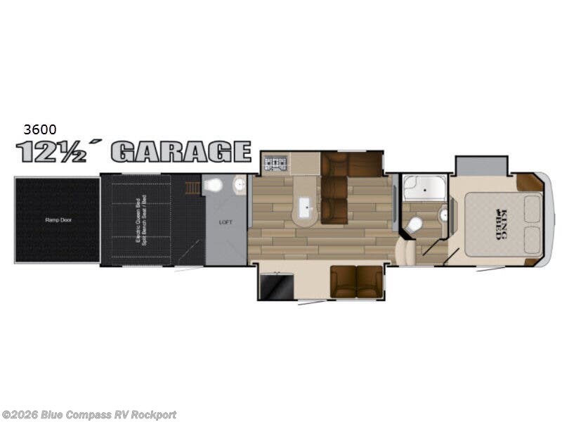 2018 Heartland Cyclone 3600 - Used Toy Hauler For Sale by Blue Compass RV Rockport in Rockport, Texas features Slideout