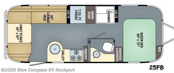 2017 Airstream Flying Cloud 25FB - Used Travel Trailer For Sale by Blue Compass RV Rockport in Rockport, Texas