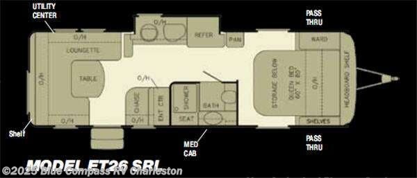 2012 EverGreen RV Element 26SRL - Used Travel Trailer For Sale by Blue Compass RV Charleston in Ladson, South Carolina features Slideout