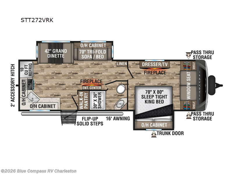 2023 Venture RV SportTrek Touring Edition STT272VRK - Used Travel Trailer For Sale by Blue Compass RV Charleston in Ladson, South Carolina features Slideout