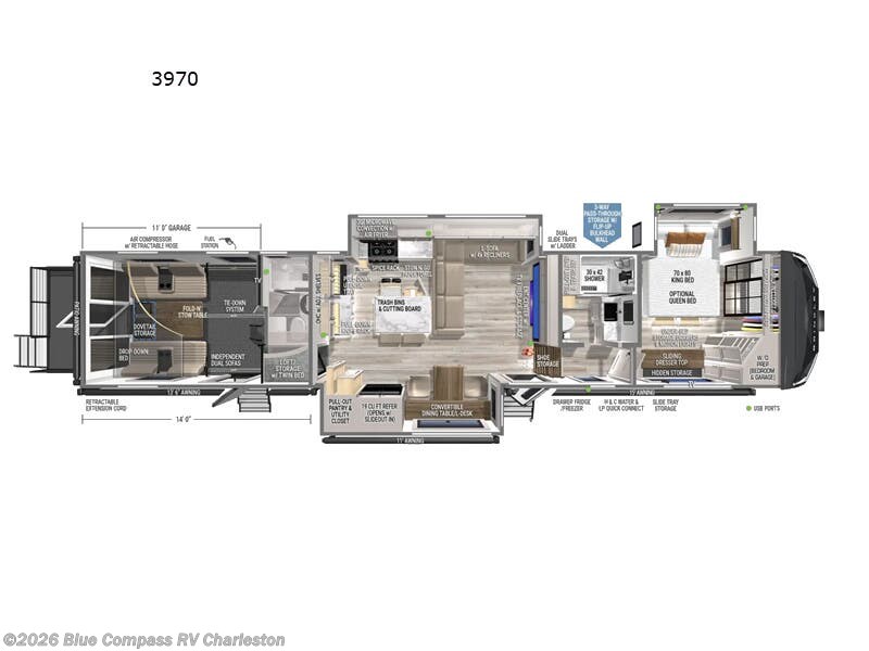 2026 Model G 3970 by Brinkley RV from Blue Compass RV Charleston in Ladson, South Carolina