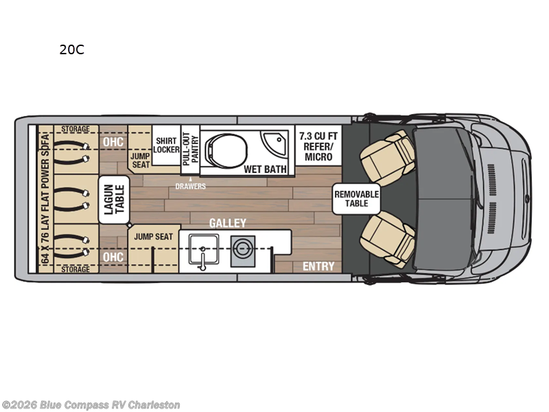 2024 Coachmen Nova 20C - Used Class B For Sale by Blue Compass RV Charleston in Ladson, South Carolina
