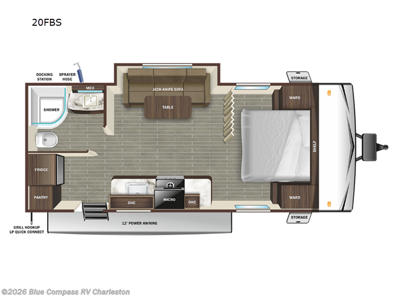 2023 Starcraft Autumn Ridge 20FBS - Used Travel Trailer For Sale by Blue Compass RV Charleston in Ladson, South Carolina features Slideout