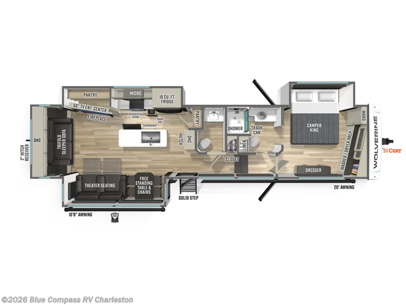 2027 Forest River Wolverine 35RL - New Fifth Wheel For Sale by Blue Compass RV Charleston in Ladson, South Carolina