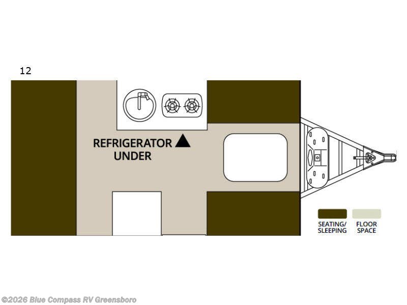 2018 Aliner Ranger 12 - Used Popup For Sale by Blue Compass RV Greensboro in Colfax, North Carolina