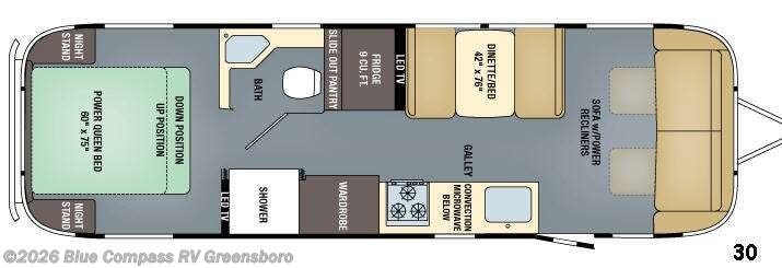 2016 Airstream Classic 30RBQ - Used Travel Trailer For Sale by Blue Compass RV Greensboro in Colfax, North Carolina