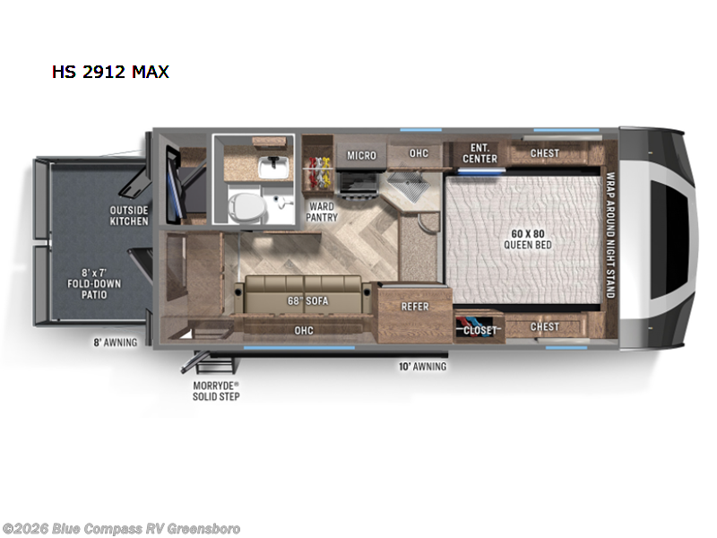2023 Palomino Backpack Edition HS 2912 MAX - Used Truck Camper For Sale by Blue Compass RV Greensboro in Colfax, North Carolina