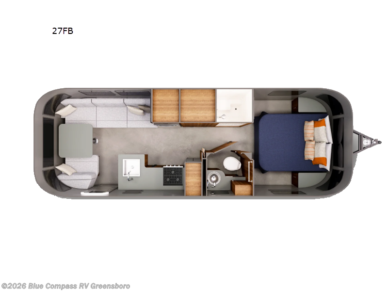 2027 Airstream Trade Wind 27FB - New Travel Trailer For Sale by Blue Compass RV Greensboro in Colfax, North Carolina