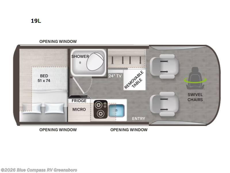2022 Thor Motor Coach Sanctuary 19L - Used Class B For Sale by Blue Compass RV Greensboro in Colfax, North Carolina