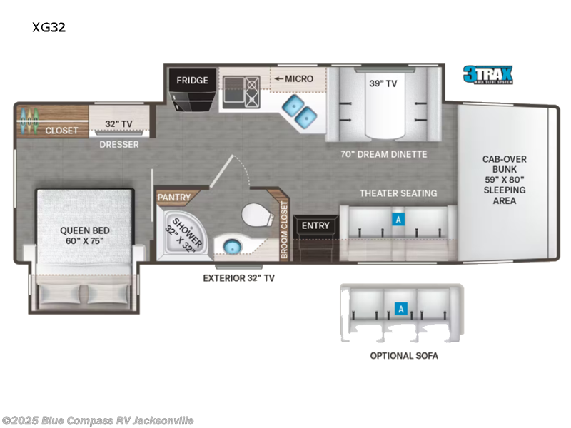 2023 Thor Motor Coach Magnitude 32 - Used Super C For Sale by Blue Compass RV Jacksonville in Jacksonville, Florida features Slideout