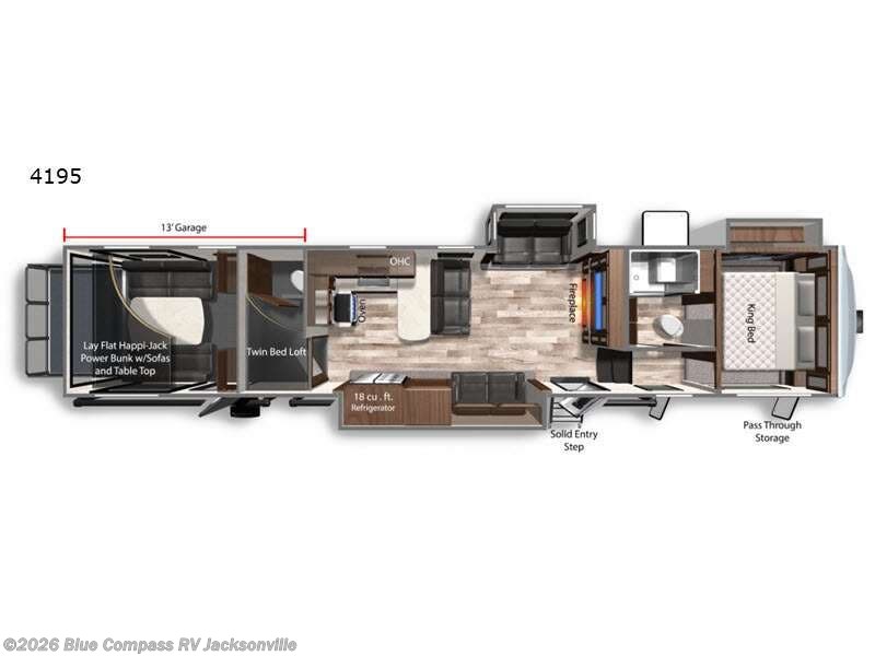 2021 Dutchmen Voltage VT4195 - Used Fifth Wheel For Sale by Blue Compass RV Jacksonville in Jacksonville, Florida features Slideout