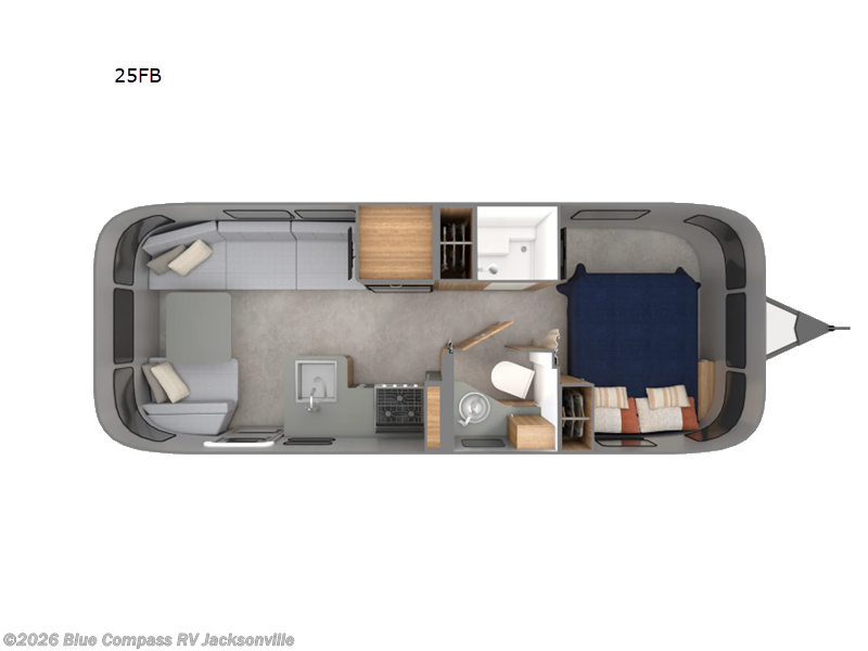 2027 Airstream Trade Wind 25FB - New Travel Trailer For Sale by Blue Compass RV Jacksonville in Jacksonville, Florida