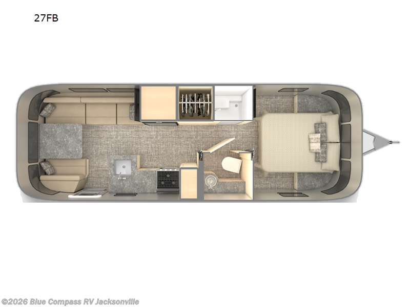 2024 Airstream Flying Cloud 27FB - Used Travel Trailer For Sale by Blue Compass RV Jacksonville in Jacksonville, Florida