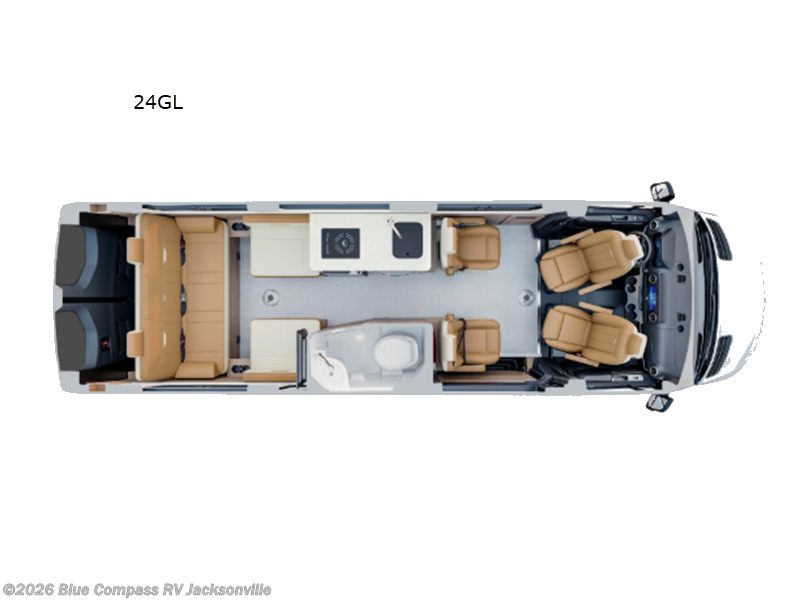 2027 Airstream Interstate 24GL Std. Model - New Class B For Sale by Blue Compass RV Jacksonville in Jacksonville, Florida