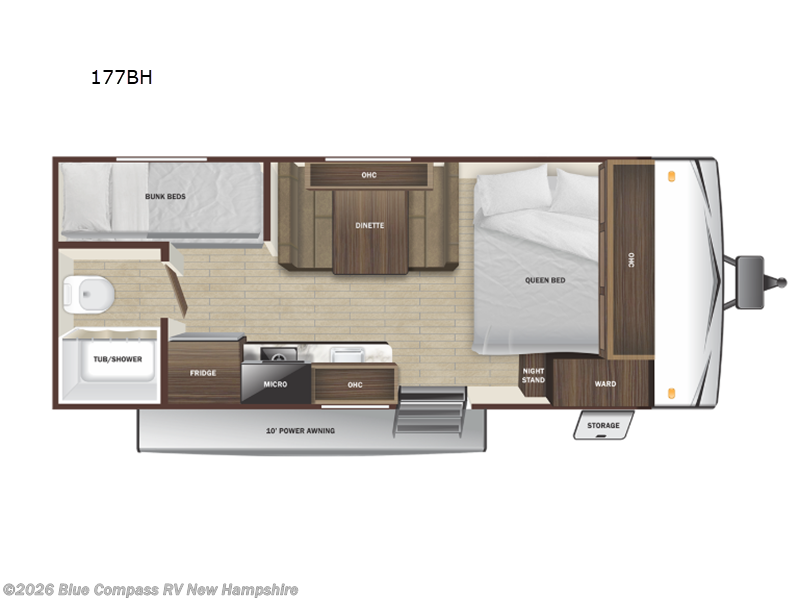 2025 Starcraft Autumn Ridge 177BH - New Travel Trailer For Sale by Blue Compass RV New Hampshire in Epsom, New Hampshire
