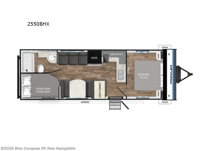 2025 Heartland Prowler Lynx 2550BHX - New Travel Trailer For Sale by Blue Compass RV New Hampshire in Epsom, New Hampshire